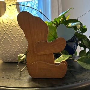 🌼 Cozy Grandma-Core Wooden Bear Decor 🌼